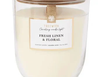 Discount Candra Treewick Geurkaars Xl Beige,Blauw,Grijs,Wit