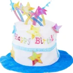 Outlet Merk Verjaardagshoed Met Muziek Meerkleurig