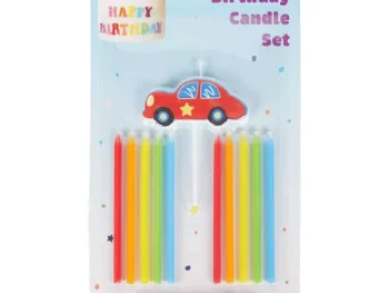 New Merk Verjaardagskaarsen Meerkleurig