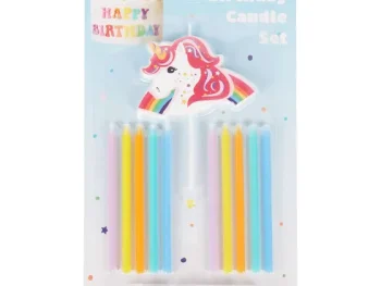New Merk Verjaardagskaarsen Meerkleurig