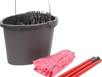 Online Vileda Mopset Wring&Go Zwart,Rood