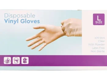 Hot Rösle Vinyl Handschoenen Transparant