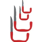 Outlet FERM Wandhaken Grijs,Rood