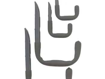 Outlet FERM Wandhaken Grijs,Rood