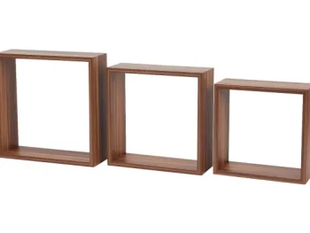 Best Merk Wandkubus-Set Beige,Bruin,Wit