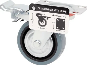 Outlet Werckmann Zwenkwiel Met Rem