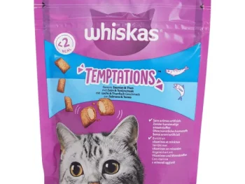 Online Whiskas Temptations Kattensnoepjes Zalm En Zeevruchten