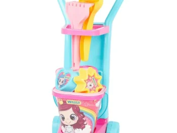 Hot Mini Matters Zandspeelset Trolley Meerkleurig