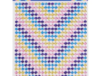 Outlet Disney Zelfklevende Diamantjes Meerkleurig