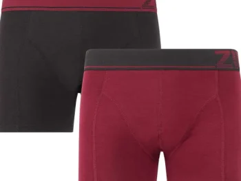 Clearance Ziki Bamboe Boxershorts Blauw,Rood,Zwart