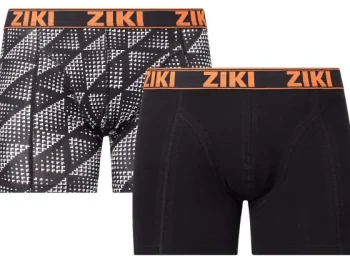 Hot Ziki Boxershorts Blauw,Groen,Oranje,Print