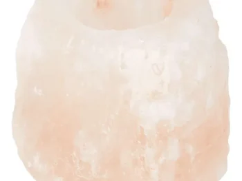 Hot Merk Zoutsteen Theelichthouder Roze